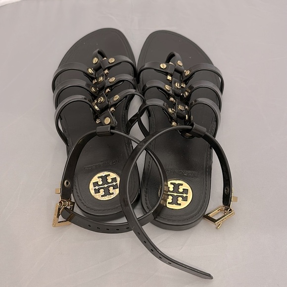 Tory Burch Black Gladiator Sandals - Picture 2 of 3